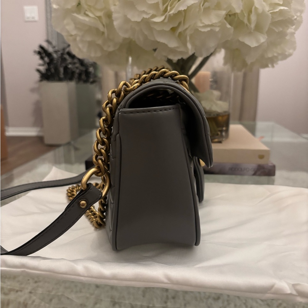 Luxury DESIGNER INSPIRED G G Marmont Leather Shoulder Bag - Picture 3 of 13
